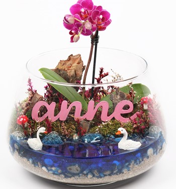 Anneye Özel Göl Kenarında Orkideli Teraryum - Oslo