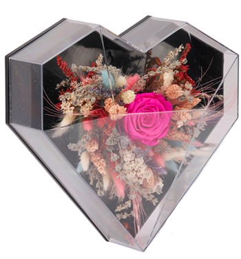 Fuşya Solmayan Gül Tasarım