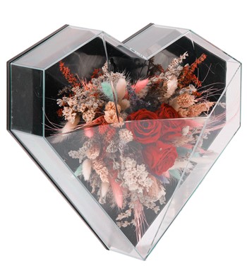 Trio Kırmızı Solmayan Gül Tasarım