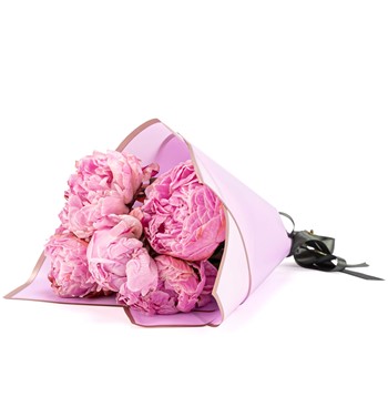 pembe şakayık buketi