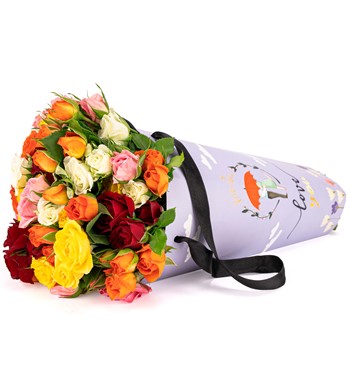 Love Serisi mix mini gül tasarım