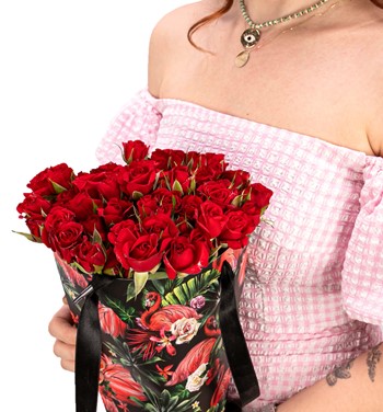 mini kırmızı gül 