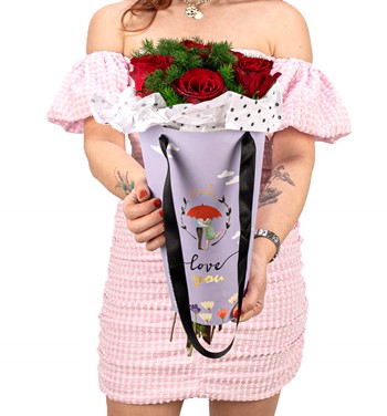 kırmızı gül tasarım