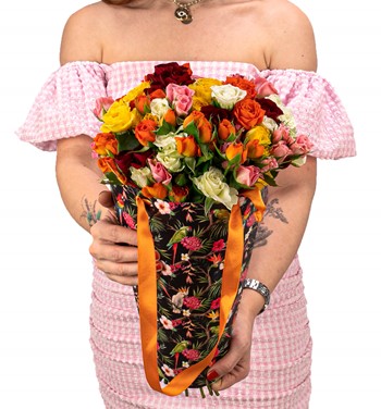 karışık mini gül